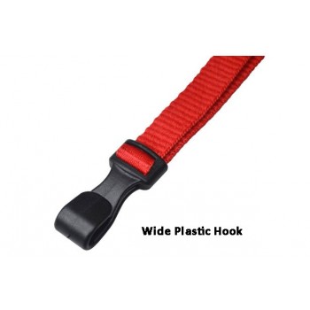 Flat 3/8" Nylon Break-Away Lanyard - 100 pack